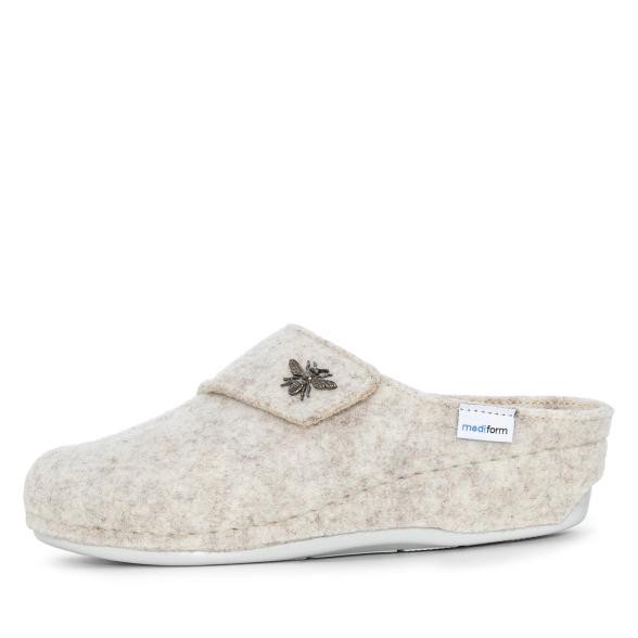 mediform Damenhausschuh beige
