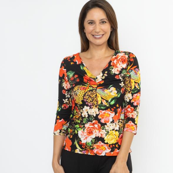 MILANO Design Damen-Shirt multicolor
