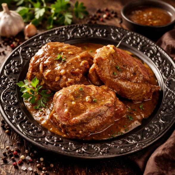 Bauernrouladen mit Hackfleisch