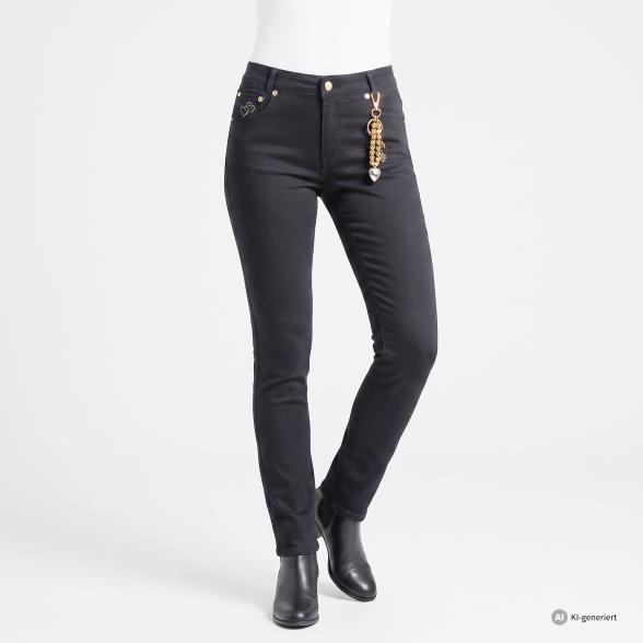Zauberhose 'Miracle Shape' Regular Fit schwarz