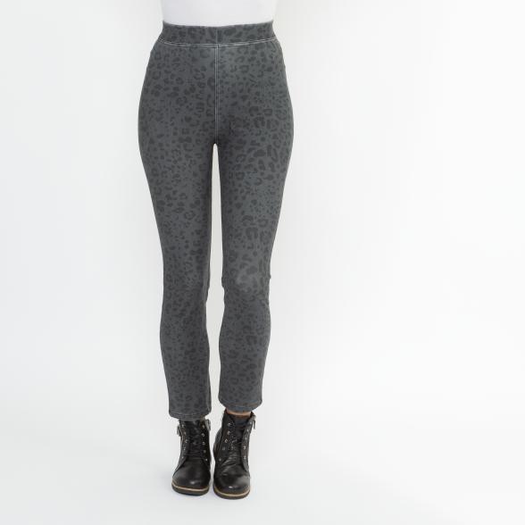 Zauberhose 'Miracle Shape' Jeggings grau/schwarz
