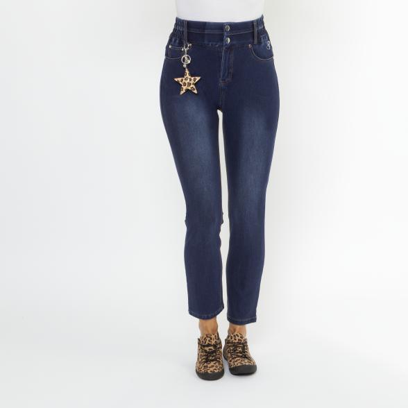 Zauberhose 'Miracle Shape' Slim Fit dunkelblau