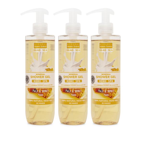 MINERAL Beauty System Duschgel Milk&Honey 3x300 ml
