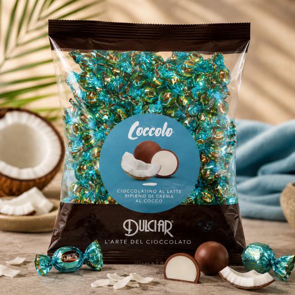 Milchschokoladen-Praline mit Kokoscreme 1kg