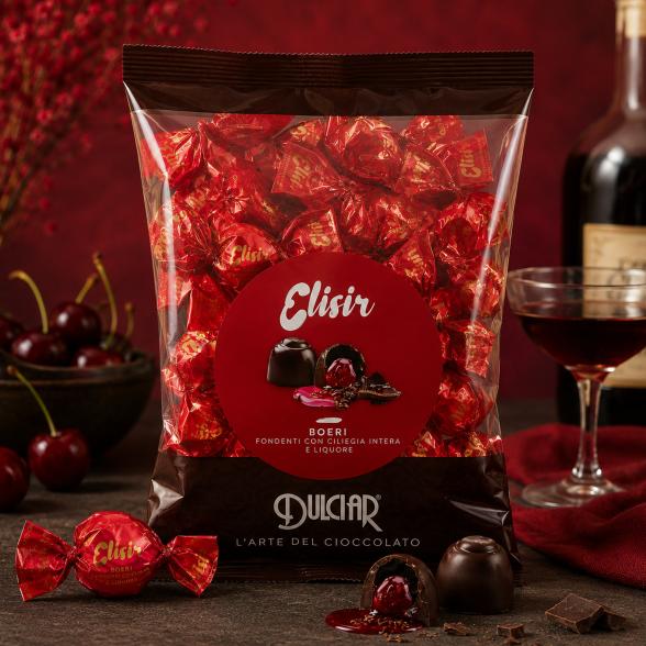 Zartbitter-Praline mit Kirsche 1kg