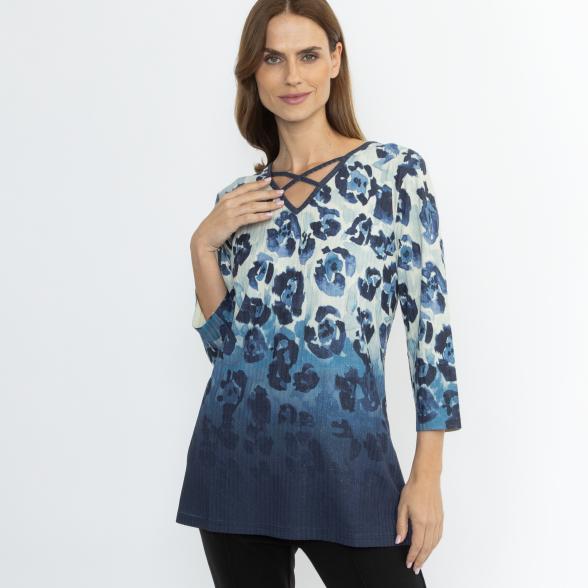 CHRISTIAN MATERNE Damen-Tunikashirt multicolor