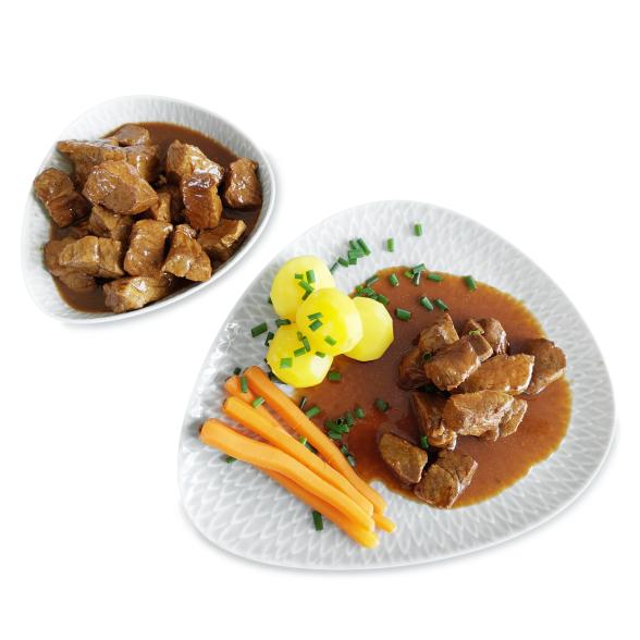 Sauerbratengulasch vom Rind