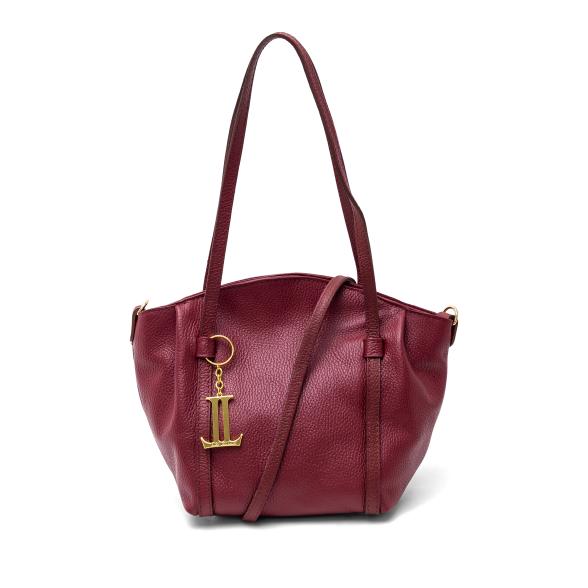 Luca Lorenzo Schultertasche bordeaux