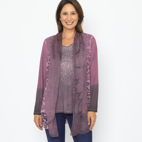 TRENDS by J. Leibfried 2in1 Longshirt lila