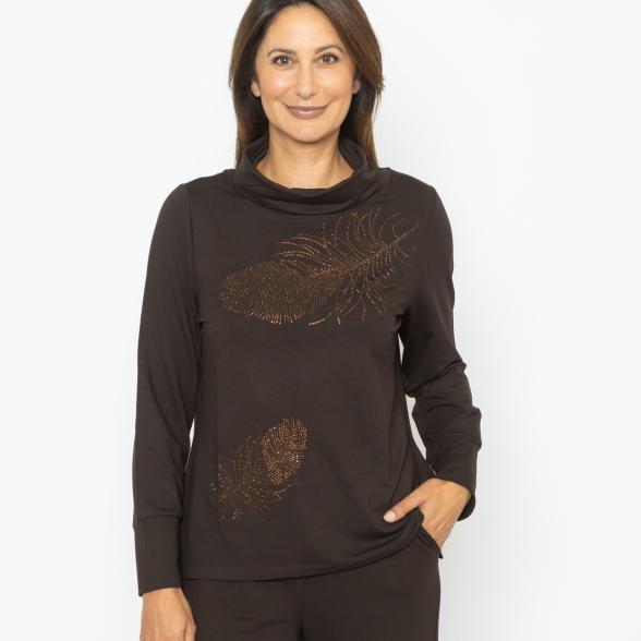 Lounge Collection by H. Schuberth Sweatshirt braun