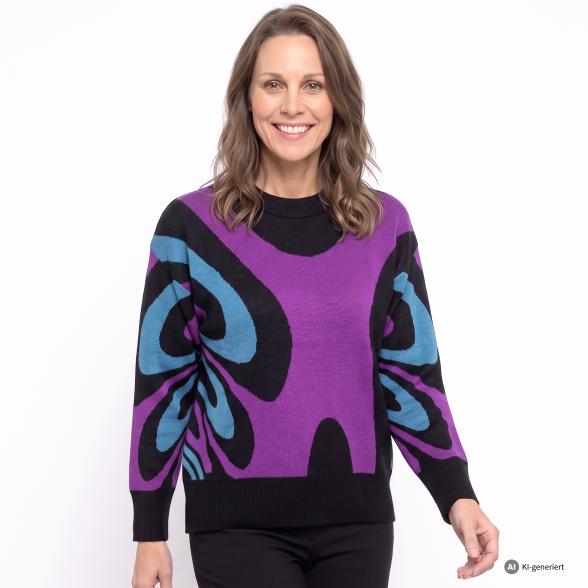 CHRISTIAN MATERNE Damen-Pullover multicolor