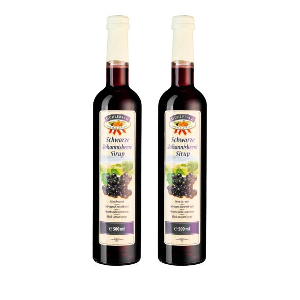 Schwarze Johannisbeere Sirup 2er Set