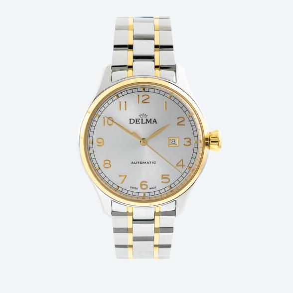 DELMA Herrenuhr "Pioneer" Automatik bicolor