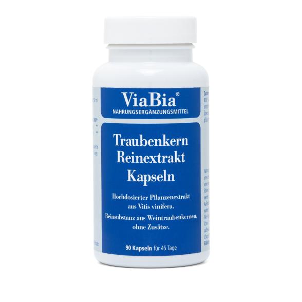 ViaBia Traubenkern Reinextrakt  90 Kapseln