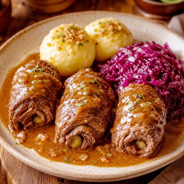 Rinderroulade 3er+Kraut&Knödel multicolor