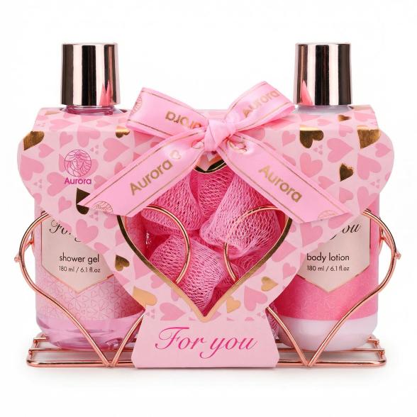 AURORA FOR YOU Hearts Pflege-Set 3-teilig