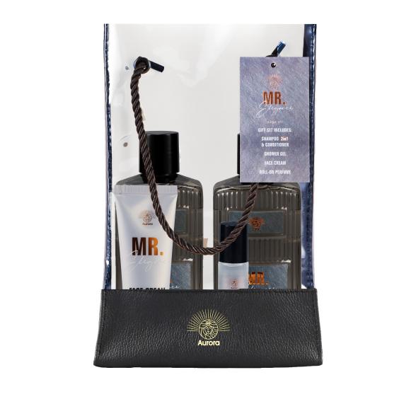 AURORA FOR MEN Pflege-Set Sage Oil 4-teilig