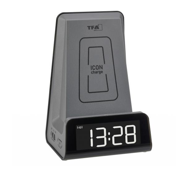 Digitalwecker mit Ladestation