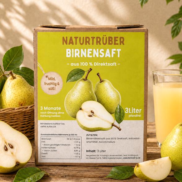 Birnensaft Direktsaft natur multicolor