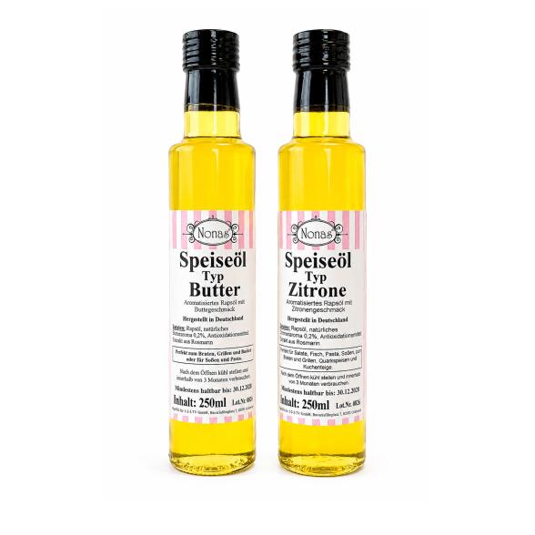 Nona's Butteröl & Zitronenöl je 250 ml