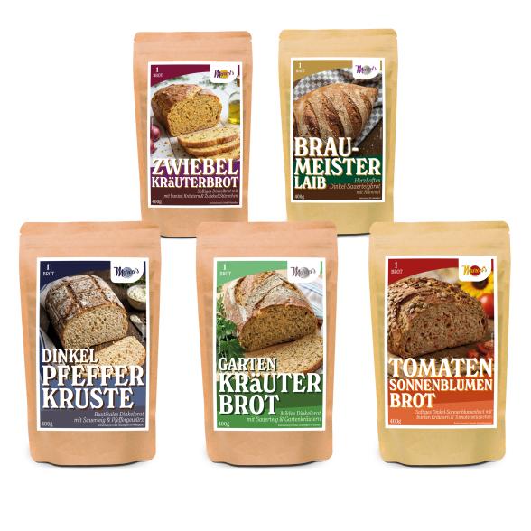 MarcelŽs Better Food - 5er Kräuterbrot-Auswahl