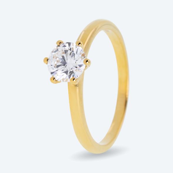 Christian Materne Ring 925 verg. LG Brillant