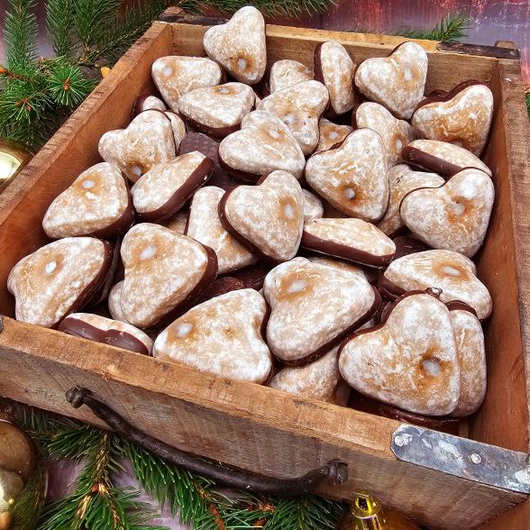 Slawische Lebkuchenherzen