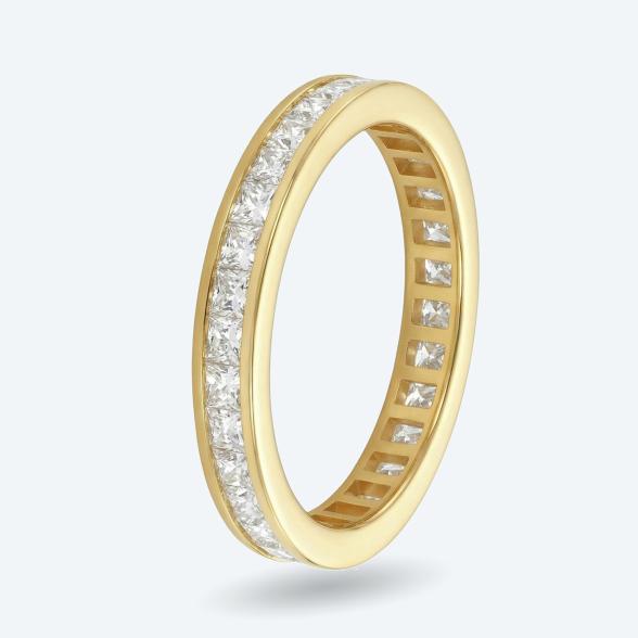 amor Ring 925 Silber vergoldet Zirkonia
