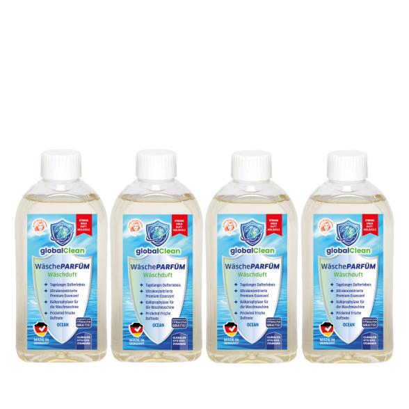 globalClean WäschePARFUM 4 x 500ml Ocean
