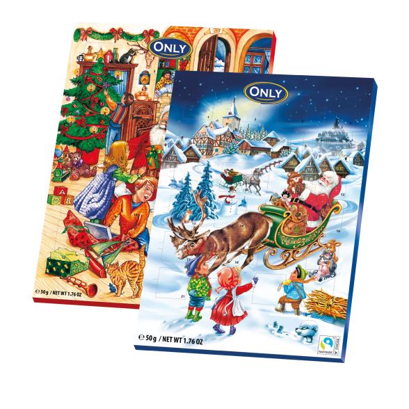 Adventskalender Milchschokolade 50g
