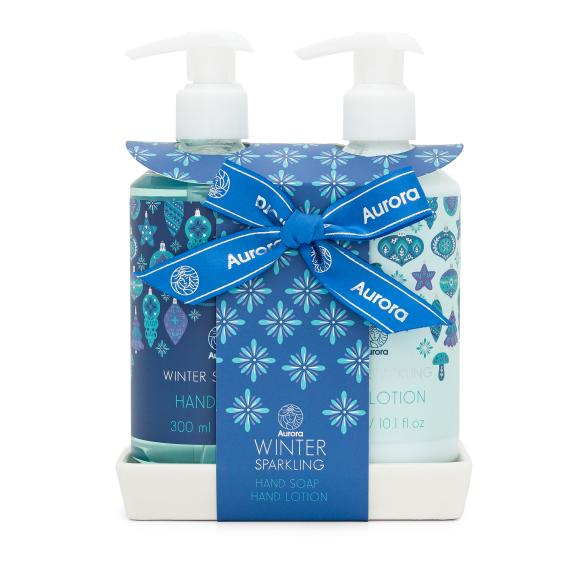 AURORA XMAS WINTER SPARKLING Pflegeset Lotusblume - Farbe: multicolor