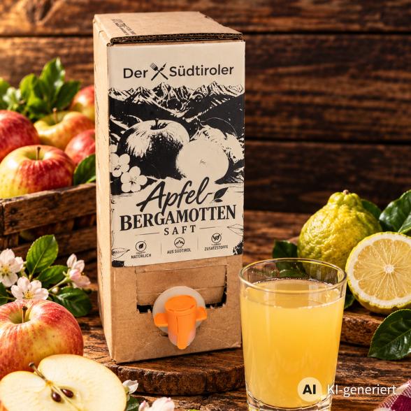 Apfel-Bergamottensaft 3 Liter