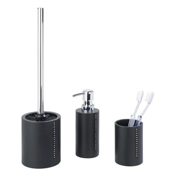 Vorschaubild von WENKO Bad-Accessoire-Set Diamond, 3-teilig Vorschaubild von WENKO Bad-Accessoire-Set Diamond, 3-teilig