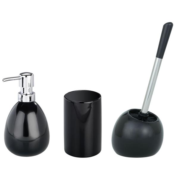Vorschaubild von WENKO Bad-Accessoire-Set Polaris Black, 3-teilig Vorschaubild von WENKO Bad-Accessoire-Set Polaris Black, 3-teilig