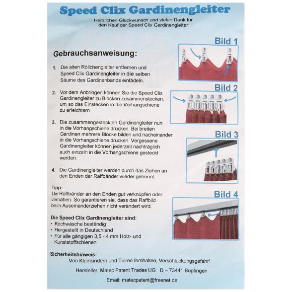4069315175229 - Speed Clix Gardinengleiter 4069315175229 - Speed Clix Gardinengleiter