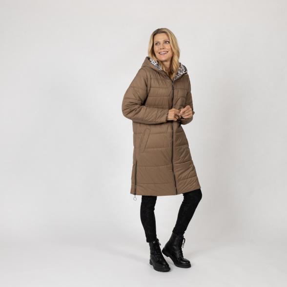 4069315110749 - Wende-Longjacke hellbraun multicolor 4069315110749 - Wende-Longjacke hellbraun multicolor