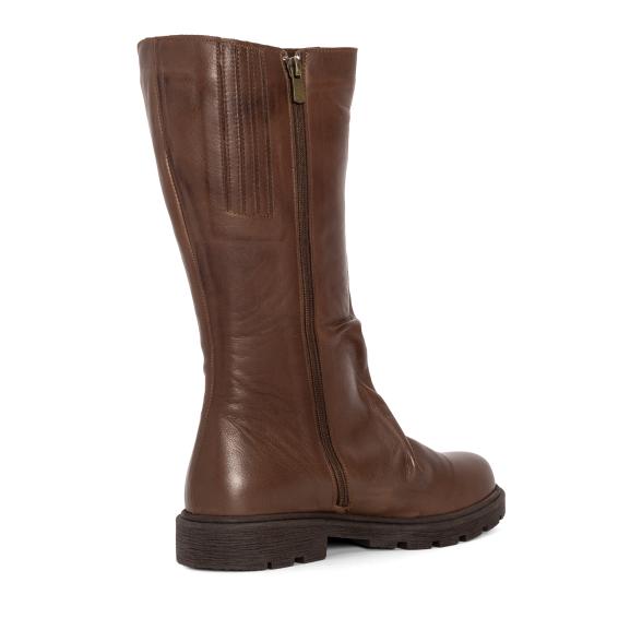 4069315086563 - Damen Lederstiefel dunkelbraun 4069315086563 - Damen Lederstiefel dunkelbraun