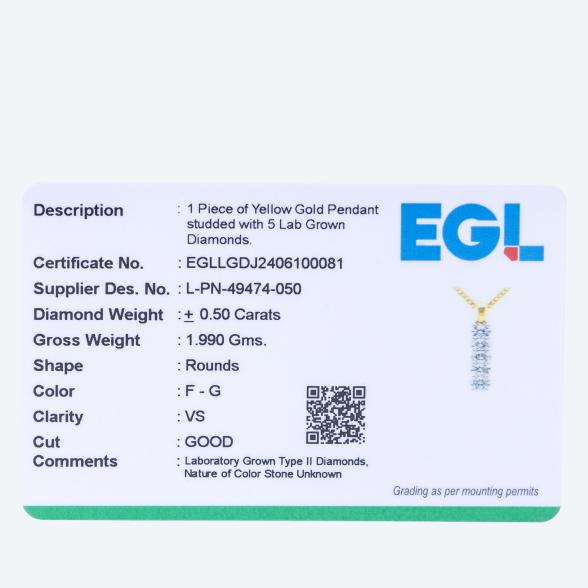 4069315073372 - LG Anhänger mit Kette 585 Gelbgold Brillanten