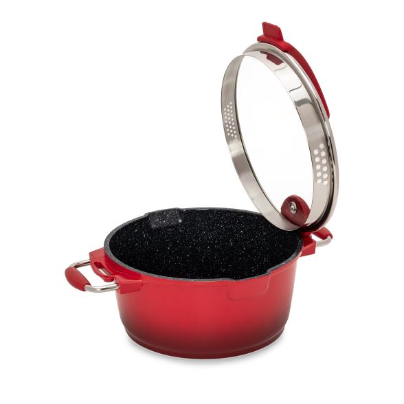 4019256023899 - KING Multifunktionstopf 24cm Rot 4019256023899 - KING Multifunktionstopf 24cm Rot