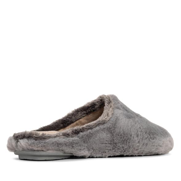 4069315125682 - Hausschuhe Plüsch grau