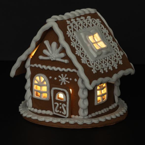 4251782475456 - LED Lebkuchenhaus 13cm