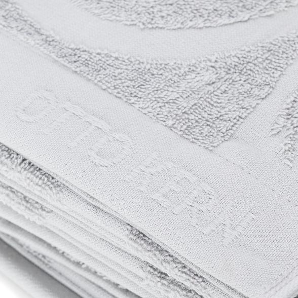 4004406406530 - Frottier-Set 4tlg grau Rankenmuster HT