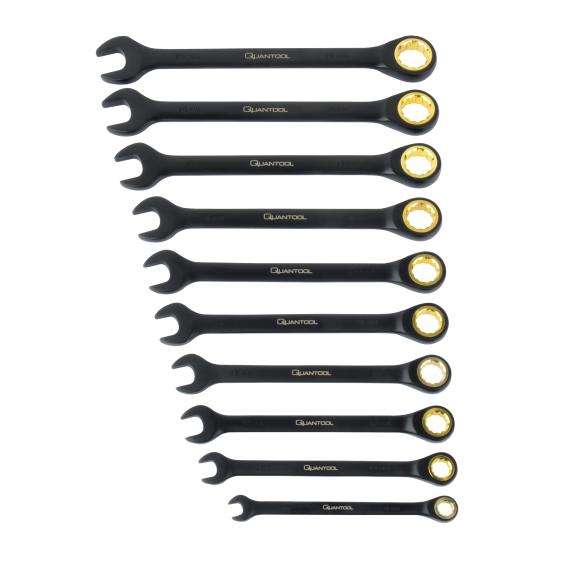4003315847397 - QUANTOOL Gabel- Knarren- Ringschlüssel Q25210 10tlg 4003315847397 Brüder Mannesmann Werkzeuge GmbH 4003315847397 - QUANTOOL Gabel- Knarren- Ringschlüssel Q25210 10tlg 4003315847397 Brüder Mannesmann Werkzeuge GmbH