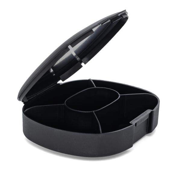 4260745393102 - Pillenbox 5 Einteilungen schwarz 4260745393102 - Pillenbox 5 Einteilungen schwarz