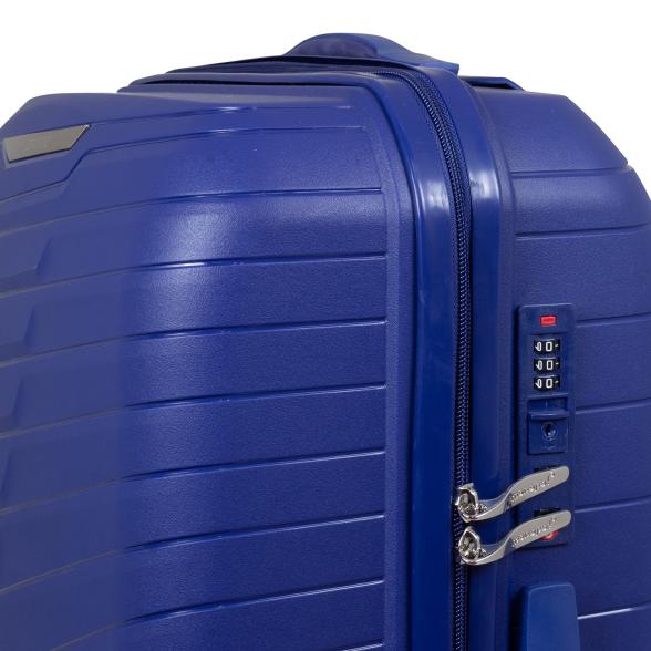 4251782467802 - 3-teiliges Polypropylen-Kofferset Monza blau