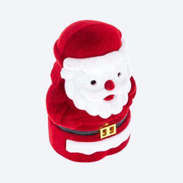 Thumbnail - SET Weihnachtsmann Ohrstecker 925 Silber Zirkonia