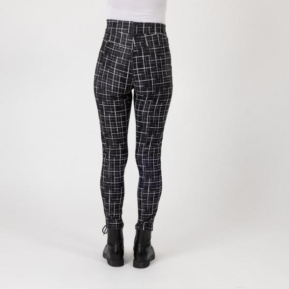 4069315129451 - FASHION NEWS Thermo-Fleece-Leggings schwarz weiß 4069315129451 - FASHION NEWS Thermo-Fleece-Leggings schwarz weiß