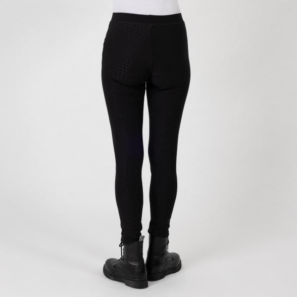 Thumbnail - FASHION NEWS Thermo-Fleece-Leggings schwarz