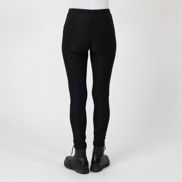 Thumbnail - FASHION NEWS Thermo-Fleece-Leggings schwarz