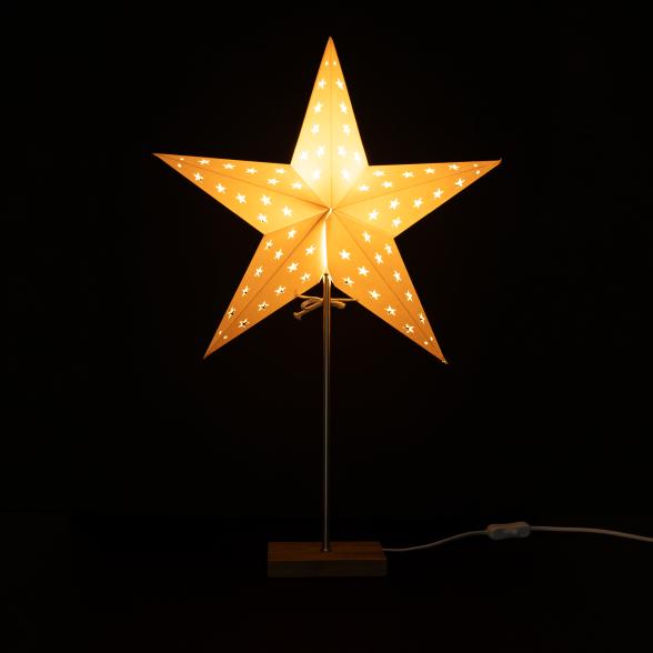 Thumbnail - LED Tischleuchte Stern + Schirm